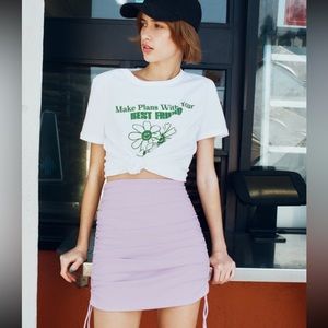 Zara lilac skirt